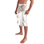 New Zealand Manta Ray Tattoo Lavalava Aotearoa Maori Haehae Beige - Aussie Hoodie