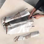 New Zealand Manta Ray Tattoo Umbrella Aotearoa Maori Haehae Beige - Aussie Hoodie