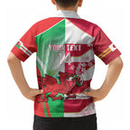 Japan and Wales Rugby Custom Hawaiian Shirt Brave Blossoms Welsh Dragon Together