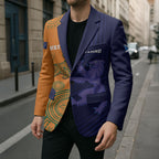 Australia and Scotland Rugby Custom Blazer Wallabies Scottish Thistle Together