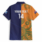 Australia and Scotland Rugby Custom Hawaiian Shirt Wallabies Scottish Thistle Together
