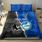 Custom Magpies Football And Eels Rugby Bedding Set Dynamic Style