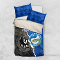 Custom Magpies Football And Eels Rugby Bedding Set Dynamic Style