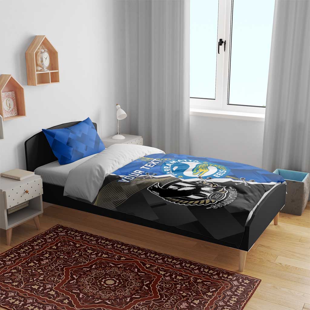 Custom Magpies Football And Eels Rugby Bedding Set Dynamic Style
