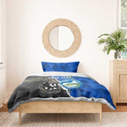 Custom Magpies Football And Eels Rugby Bedding Set Dynamic Style