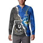 Custom Magpies Football And Eels Rugby Button Sweatshirt Dynamic Style