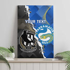 Custom Magpies Football And Eels Rugby Canvas Wall Art Dynamic Style