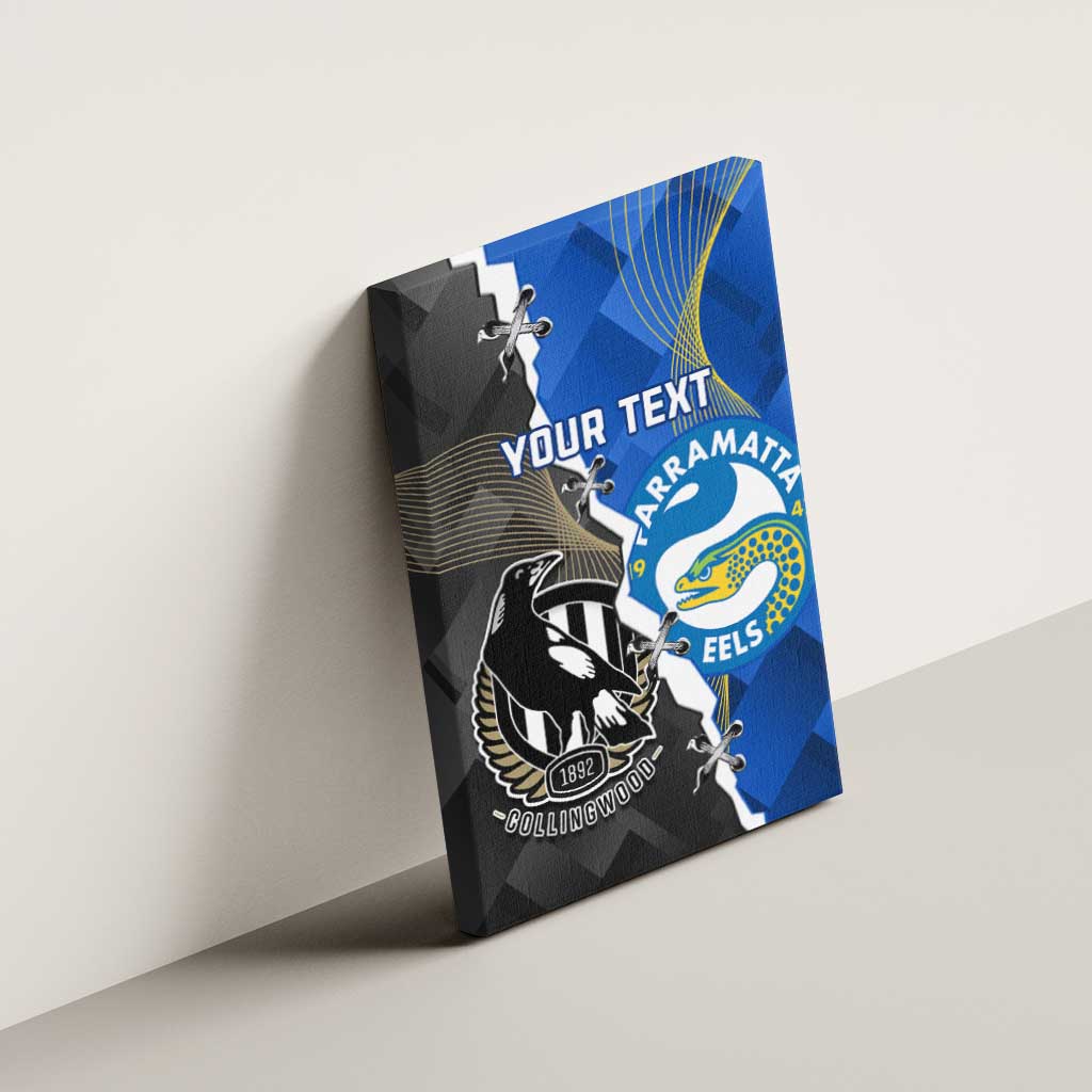 Custom Magpies Football And Eels Rugby Canvas Wall Art Dynamic Style