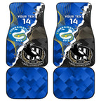 Custom Magpies Football And Eels Rugby Car Mats Dynamic Style