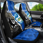 Custom Magpies Football And Eels Rugby Car Seat Cover Dynamic Style