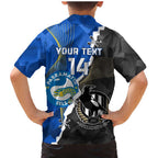 Custom Magpies Football And Eels Rugby Family Matching Mermaid Dress and Hawaiian Shirt Dynamic Style