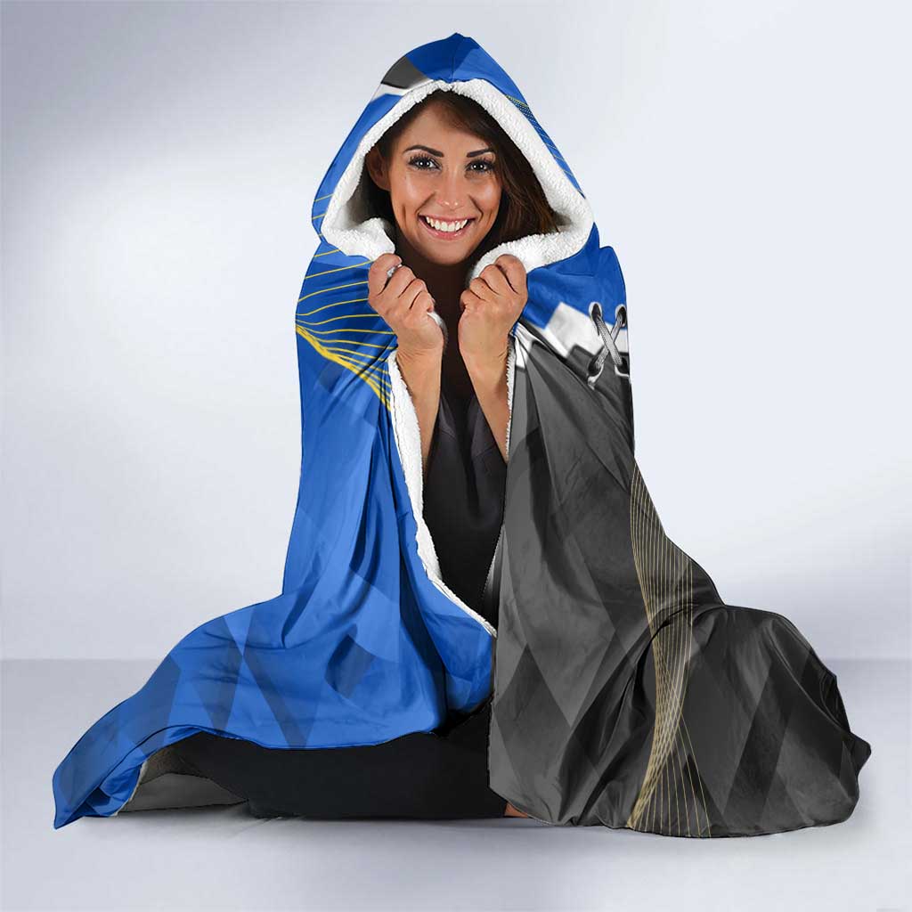 Custom Magpies Football And Eels Rugby Hooded Blanket Dynamic Style