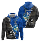 Custom Magpies Football And Eels Rugby Hoodie Dynamic Style