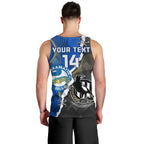 Custom Magpies Football And Eels Rugby Men Tank Top Dynamic Style