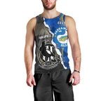 Custom Magpies Football And Eels Rugby Men Tank Top Dynamic Style