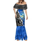 Custom Magpies Football And Eels Rugby Mermaid Dress Dynamic Style