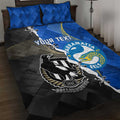 Custom Magpies Football And Eels Rugby Quilt Bed Set Dynamic Style
