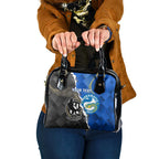 Custom Magpies Football And Eels Rugby Shoulder Handbag Dynamic Style