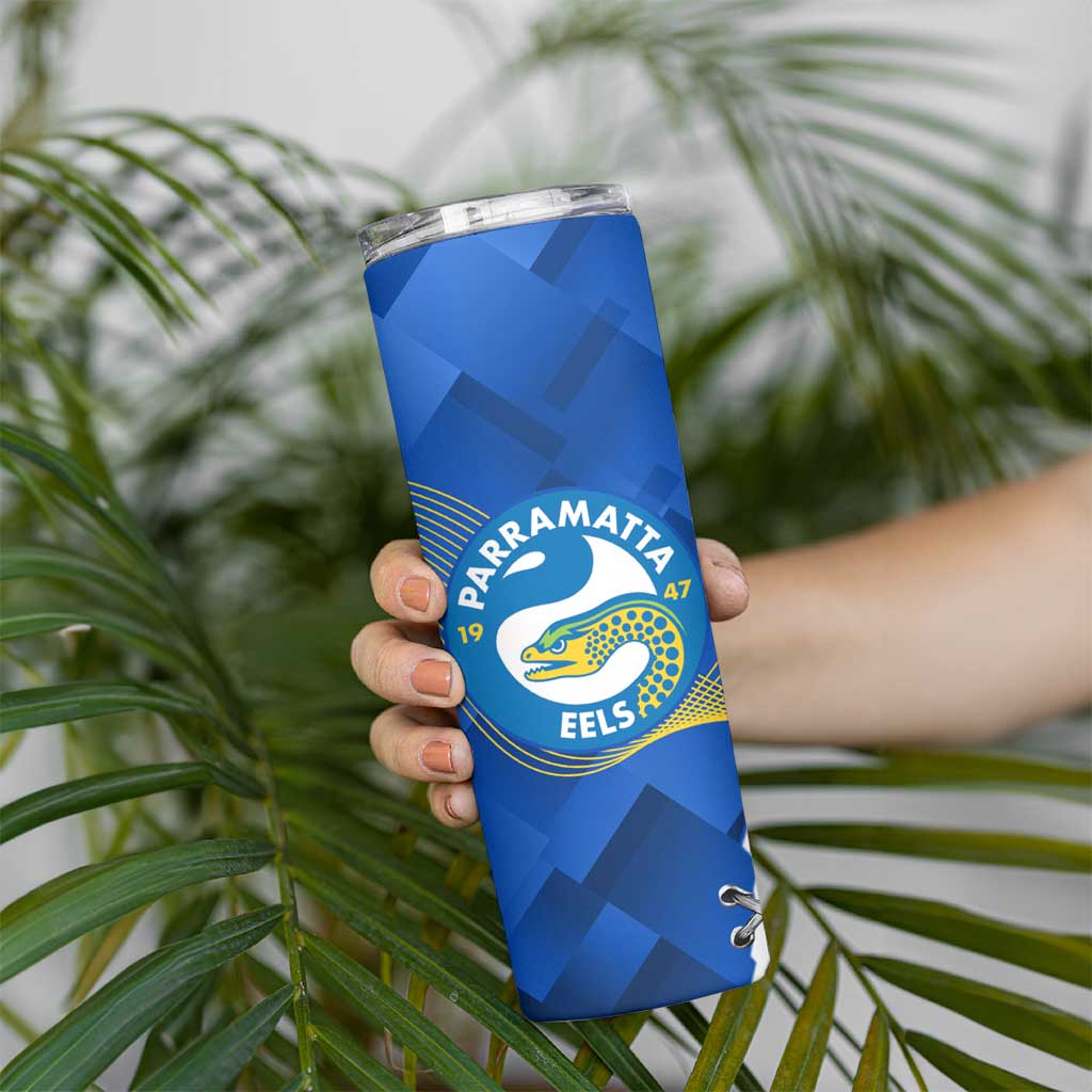 Custom Magpies Football And Eels Rugby Skinny Tumbler Dynamic Style