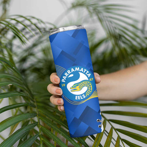 Custom Magpies Football And Eels Rugby Skinny Tumbler Dynamic Style