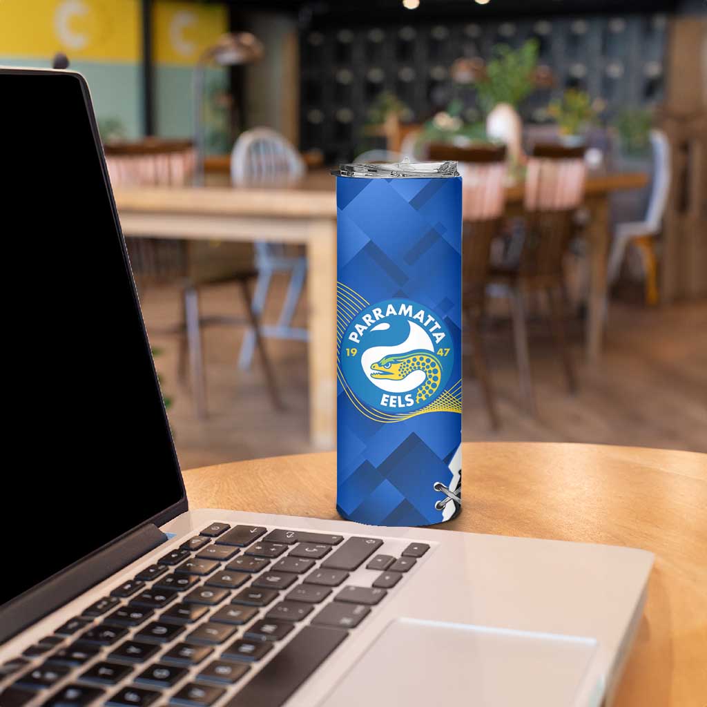 Custom Magpies Football And Eels Rugby Skinny Tumbler Dynamic Style