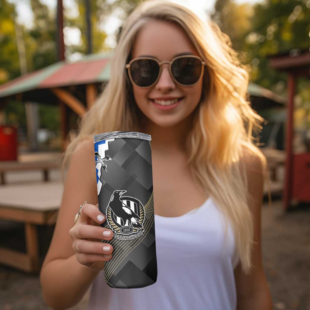 Custom Magpies Football And Eels Rugby Skinny Tumbler Dynamic Style