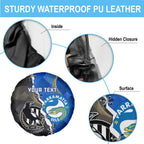 Custom Magpies Football And Eels Rugby Spare Tire Cover Dynamic Style