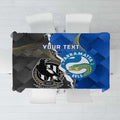 Custom Magpies Football And Eels Rugby Tablecloth Dynamic Style