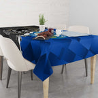 Custom Magpies Football And Eels Rugby Tablecloth Dynamic Style