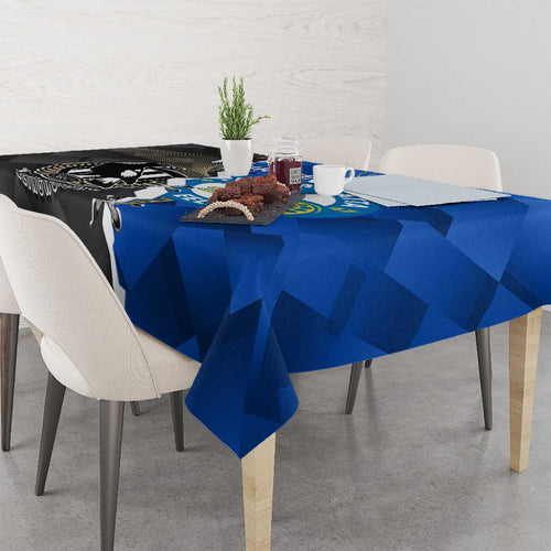 Custom Magpies Football And Eels Rugby Tablecloth Dynamic Style