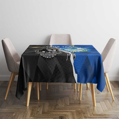 Custom Magpies Football And Eels Rugby Tablecloth Dynamic Style