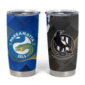 Custom Magpies Football And Eels Rugby Tumbler Cup Dynamic Style