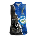 Custom Magpies Football And Eels Rugby Women Sleeveless Polo Shirt Dynamic Style
