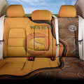 Custom Perth Scorchers Back Car Seat Cover Indigenous Art - Grunge Style