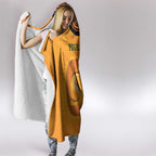 Custom Perth Scorchers Hooded Blanket Indigenous Art - Grunge Style