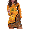 Custom Perth Scorchers Hoodie Dress Indigenous Art - Grunge Style