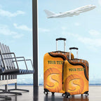 Custom Perth Scorchers Luggage Cover Indigenous Art - Grunge Style