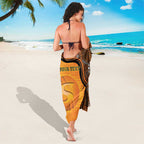 Custom Perth Scorchers Sarong Indigenous Art - Grunge Style