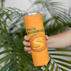 Custom Perth Scorchers Skinny Tumbler Indigenous Art - Grunge Style