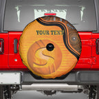 Custom Perth Scorchers Spare Tire Cover Indigenous Art - Grunge Style