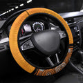 Perth Scorchers Steering Wheel Cover Indigenous Art - Grunge Style