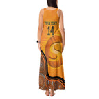 Custom Perth Scorchers Tank Maxi Dress Indigenous Art - Grunge Style