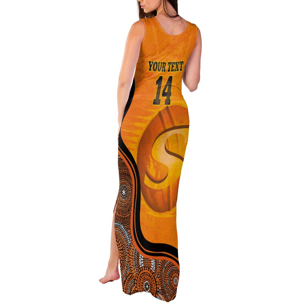 Custom Perth Scorchers Tank Maxi Dress Indigenous Art - Grunge Style