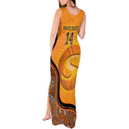Custom Perth Scorchers Tank Maxi Dress Indigenous Art - Grunge Style