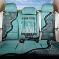 Custom Brisbane Heat Back Car Seat Cover Indigenous Art - Grunge Style