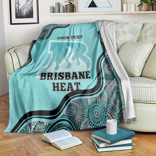 Custom Brisbane Heat Blanket Indigenous Art - Grunge Style