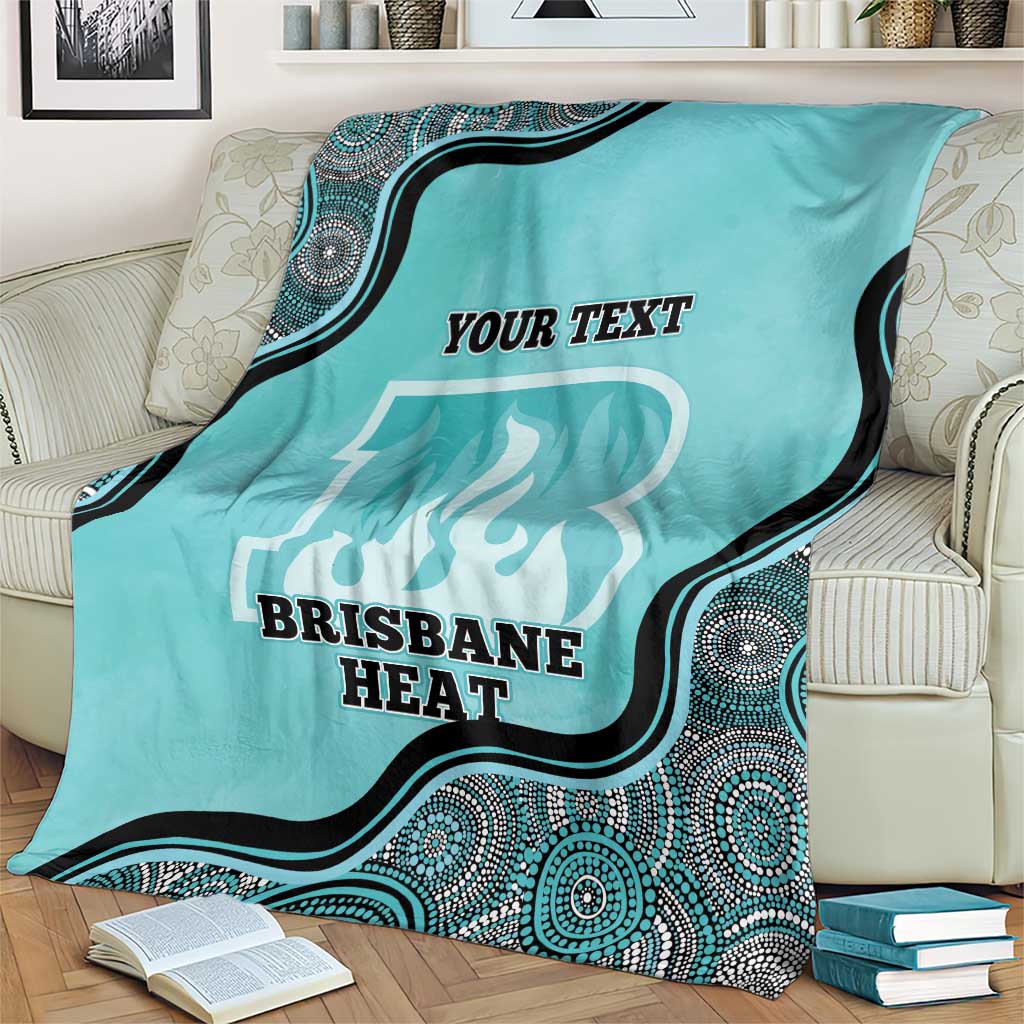 Custom Brisbane Heat Blanket Indigenous Art - Grunge Style