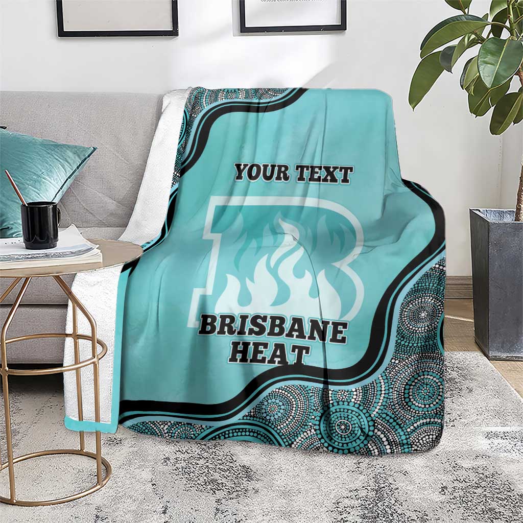 Custom Brisbane Heat Blanket Indigenous Art - Grunge Style