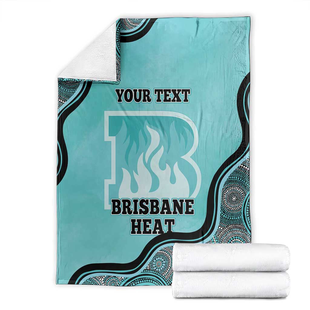 Custom Brisbane Heat Blanket Indigenous Art - Grunge Style