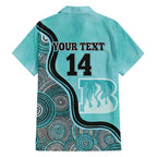 Custom Brisbane Heat Family Matching Tank Maxi Dress and Hawaiian Shirt Indigenous Art - Grunge Style